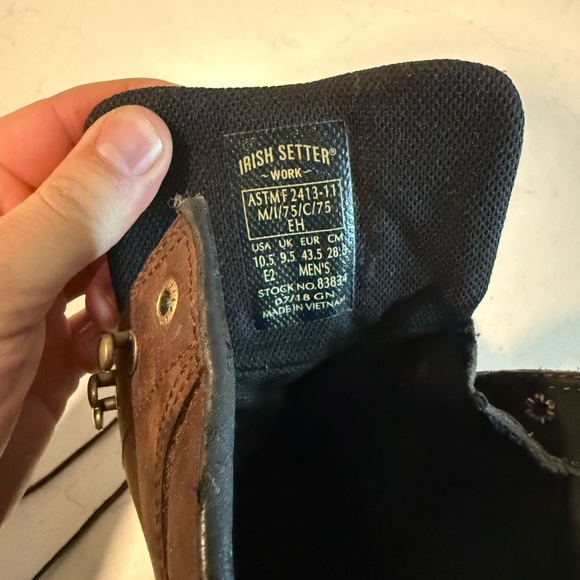 Waterproof Steel Toe Red Wing work boots 10.5M - Picture 6 of 7